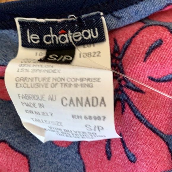 🌈 5/$25 Vintage le chateau floral swim skirt sarong - Picture 4 of 7
